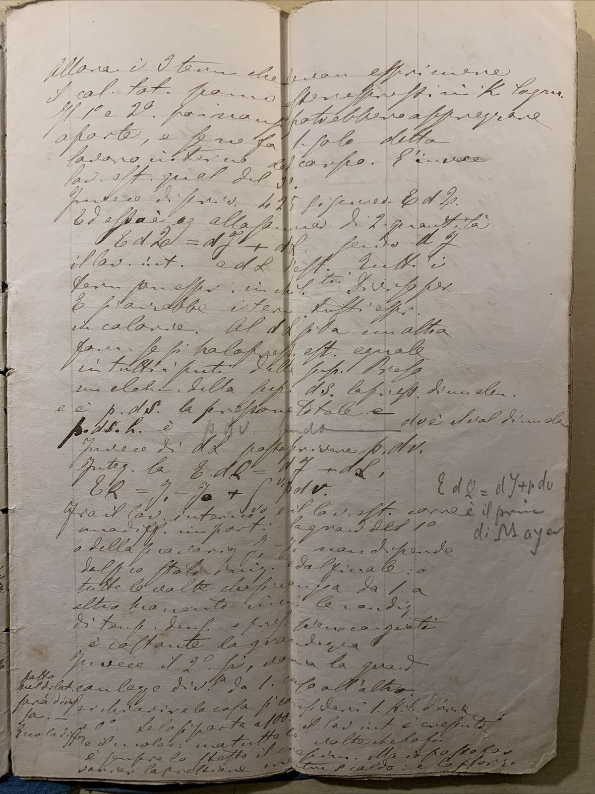 FISICA TECNOLOGICA - Università di Pavia, appunti del 1877 #