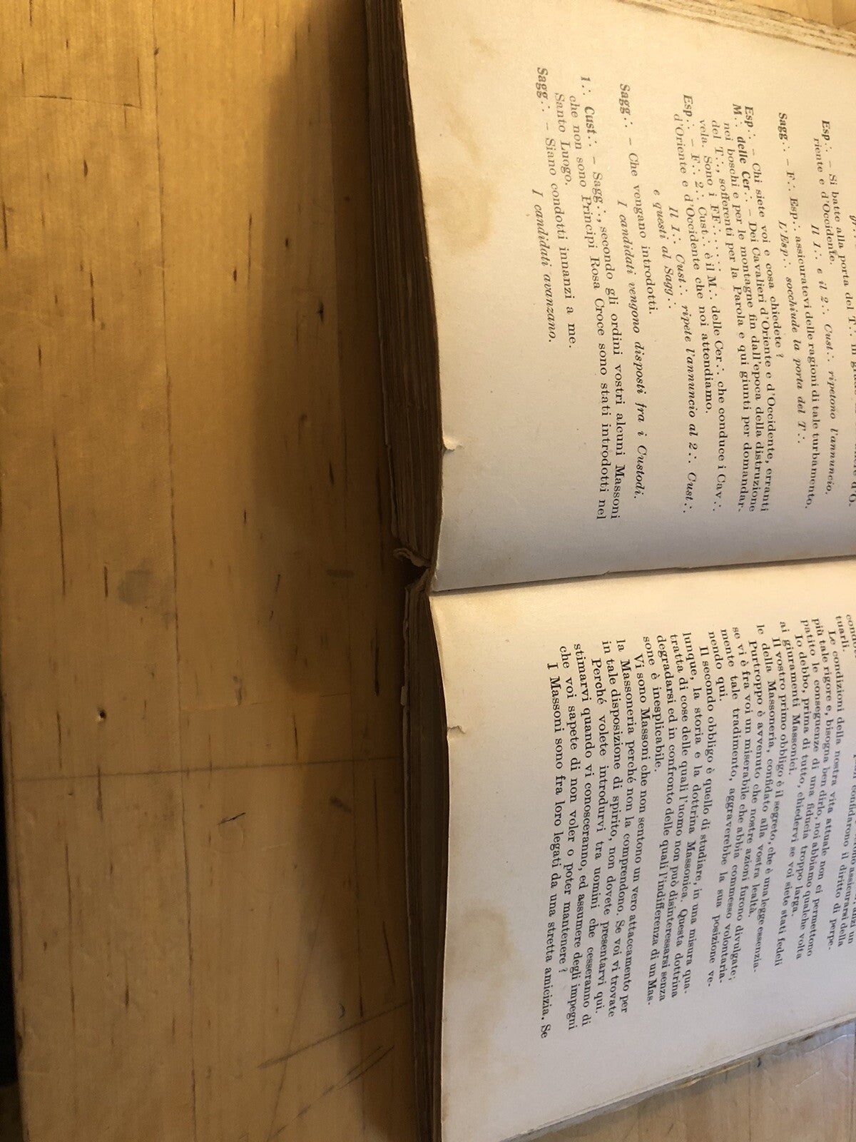 Il libro dei rituali del rito scozzese antico accettato, Salvatore Farina 1946