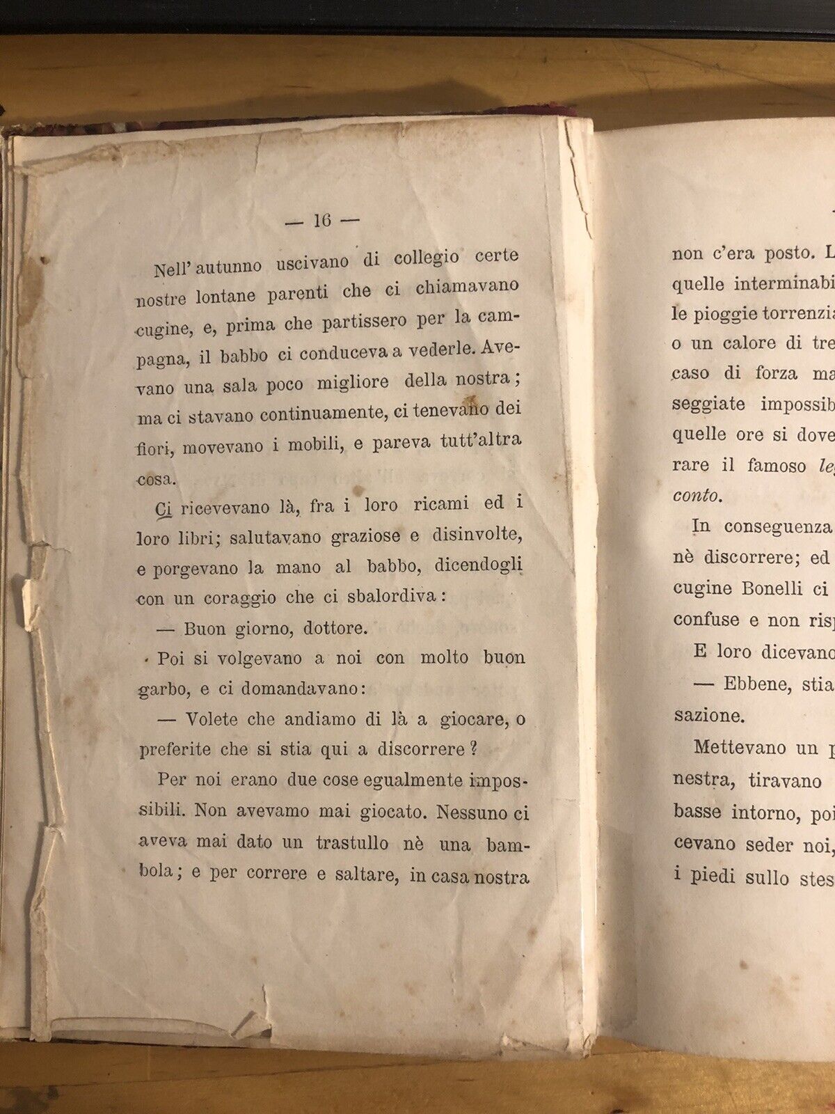 Un Matrimonio in Provincia, racconto - La Marchesa Colombi 1885 Giuseppe Galli