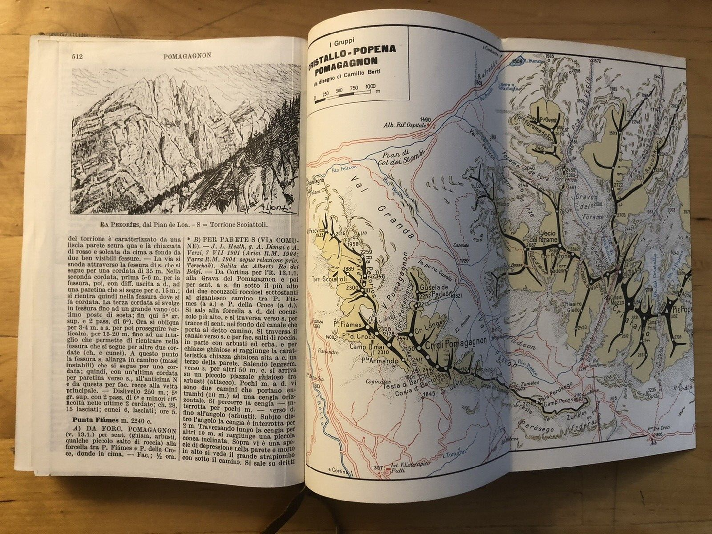 Dolomiti orientali Antonio Berti, Guida Monti D'Italia Club Alpino Vol 1 parte 1