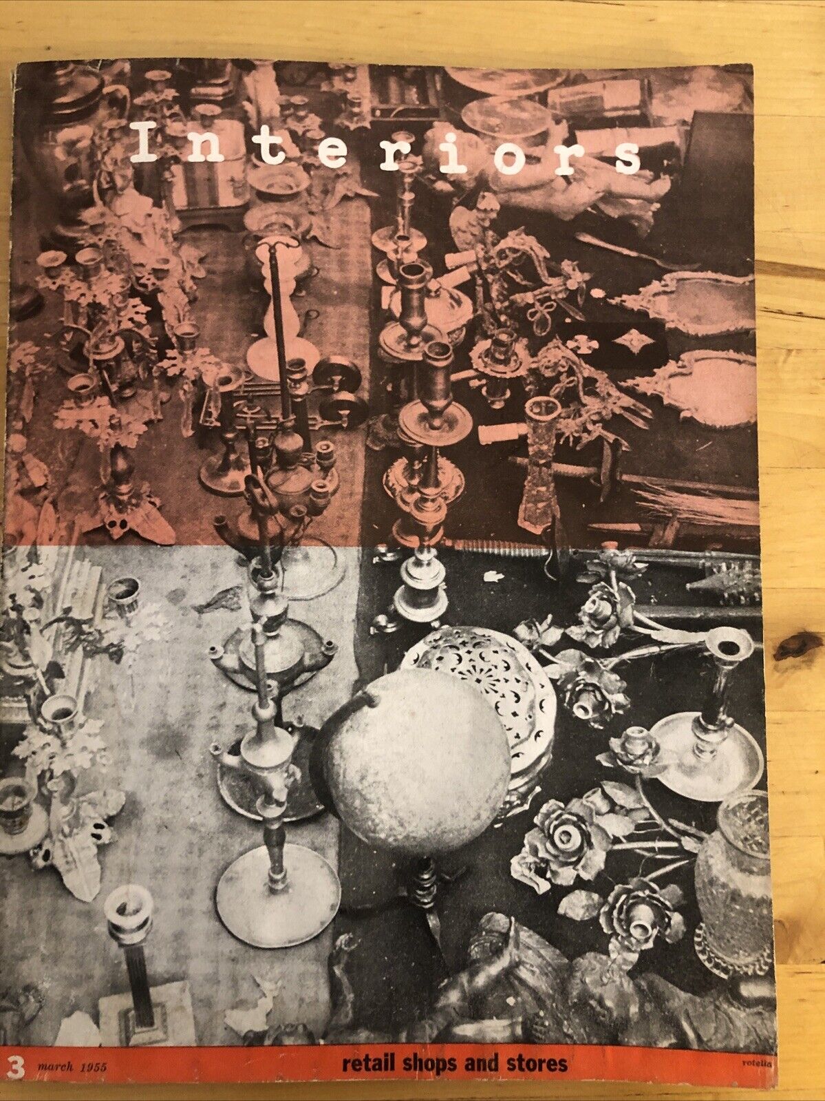 INTERIORS MAGAZINE MARCH 1955 Olga Gueft - RETAIL SHOPS AND STORES