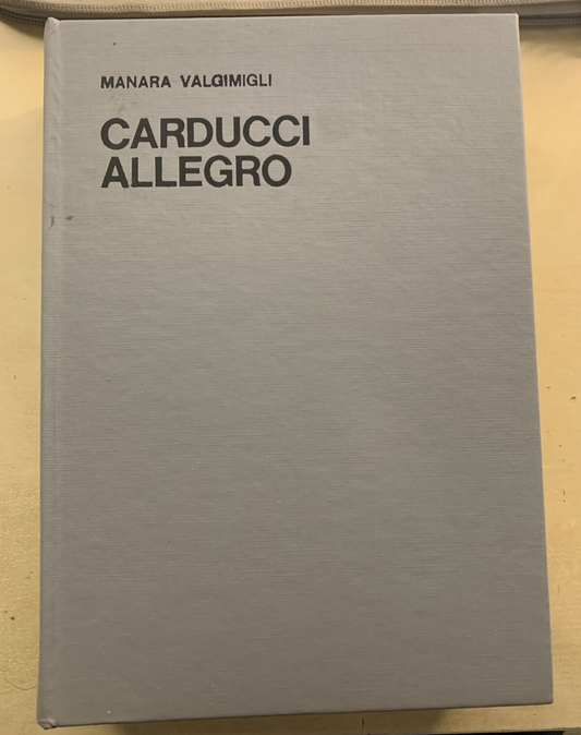 CARDUCCI ALLEGRO - MANARA VALGIMIGLI. Cappelli 1968