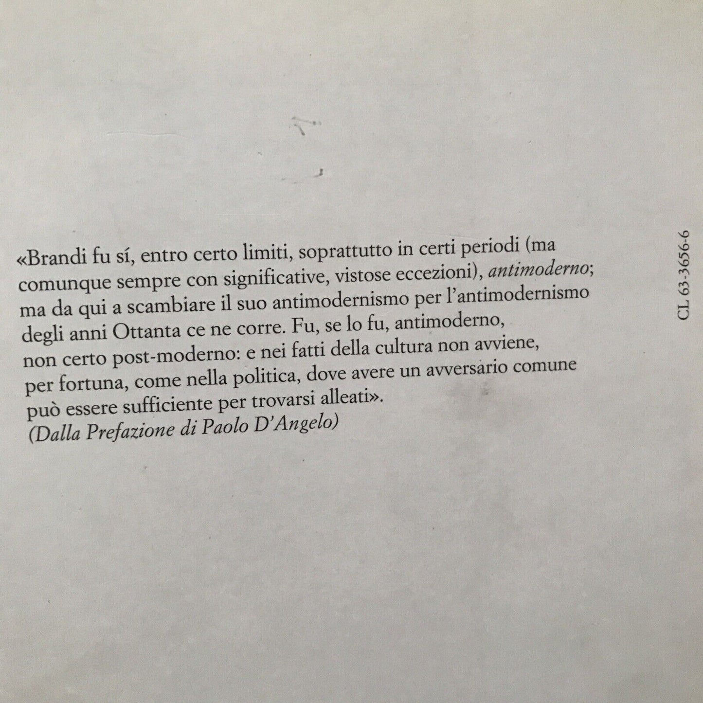 ARCADIO O DELLA SCULTURA ELIANTE O DELL'ARCHITETTURA - Cesare Brandi #