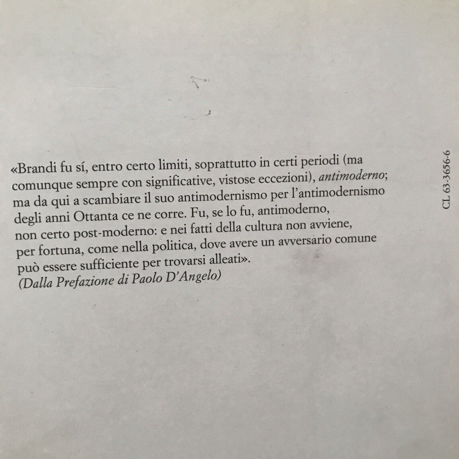 ARCADIO O DELLA SCULTURA ELIANTE O DELL'ARCHITETTURA - Cesare Brandi #