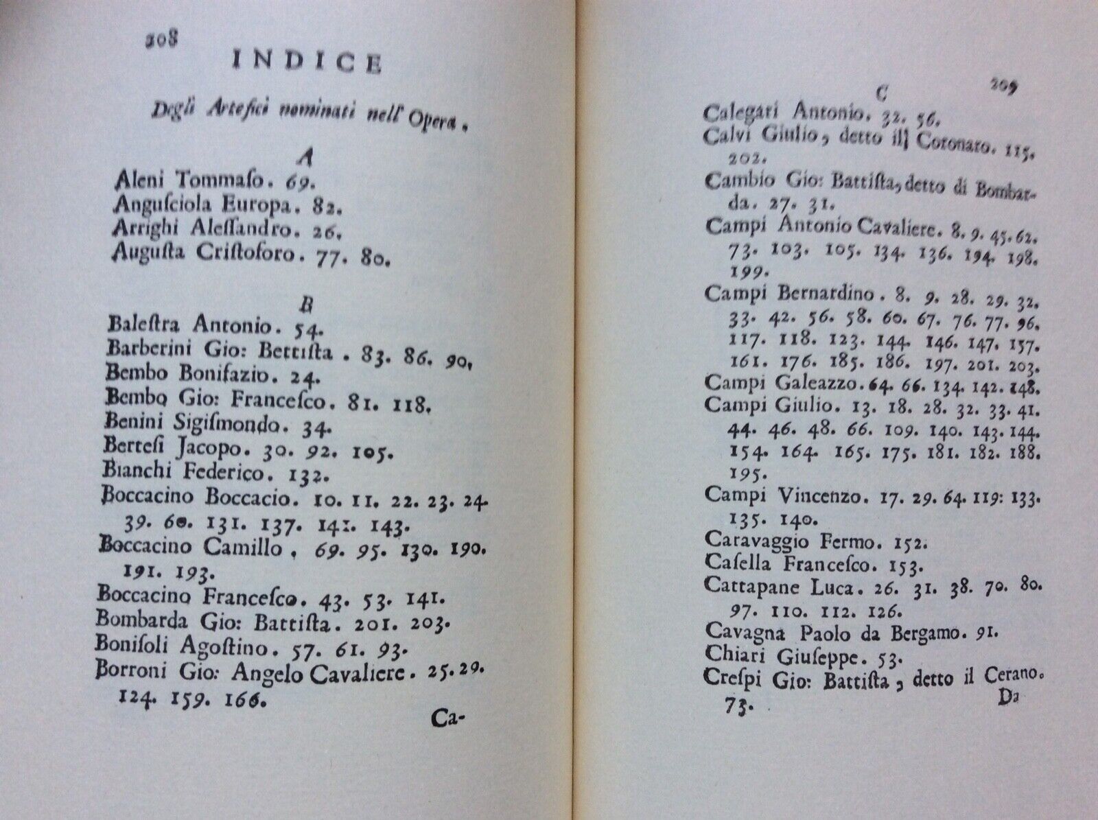 CREMONA DISTINTO RAPPORTO DELLE DIPINTURE CHE TROVANSI CITTA, ANTONIO PANNI 1976