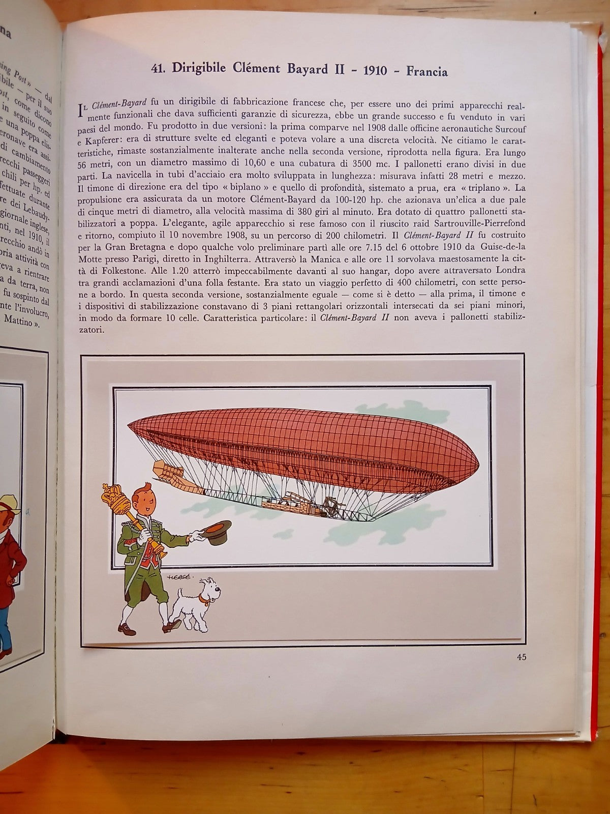 Palloni e dirigibili dalle origini ai giorni nostri - Hergé - Gandus ed. 1967