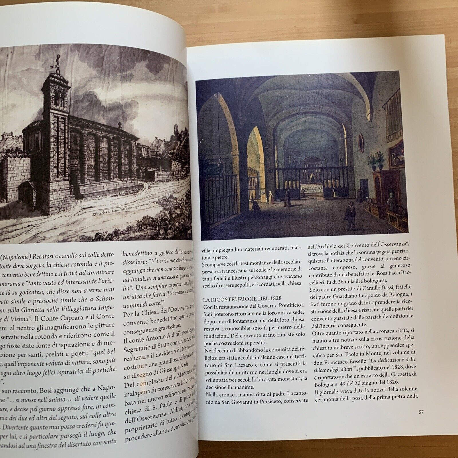 L'OSSERVANZA DI BOLOGNA - Convento e Chiesa di San Paolo in Monte. Biagi maino #