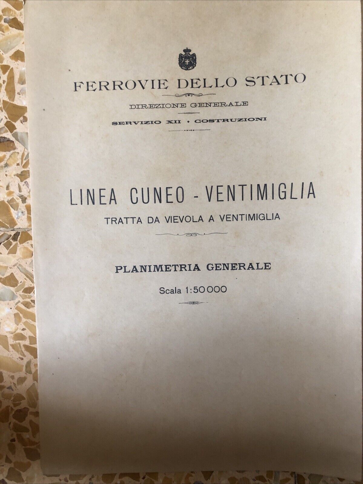 FERROVIE DELLO STATO linea Cuneo Ventimiglia, Vievola, valle della Roja