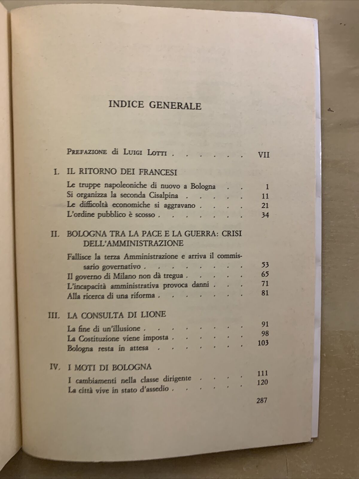 BOLOGNA NAPOLEONICA - ANGELO VARNI , MASSIMILIANO BONI EDITORE 1973 #