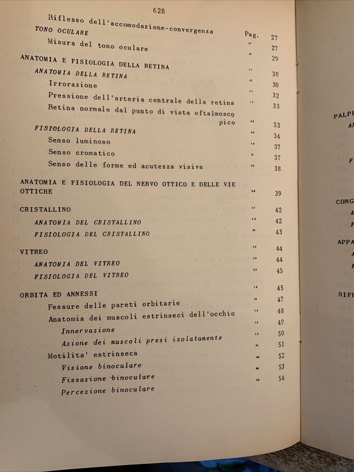 APPUNTI DI CLINICA OCULISTICA. PROF. D'ERMO, SPERANDIO. EDITRICE UNIVERSO 1957