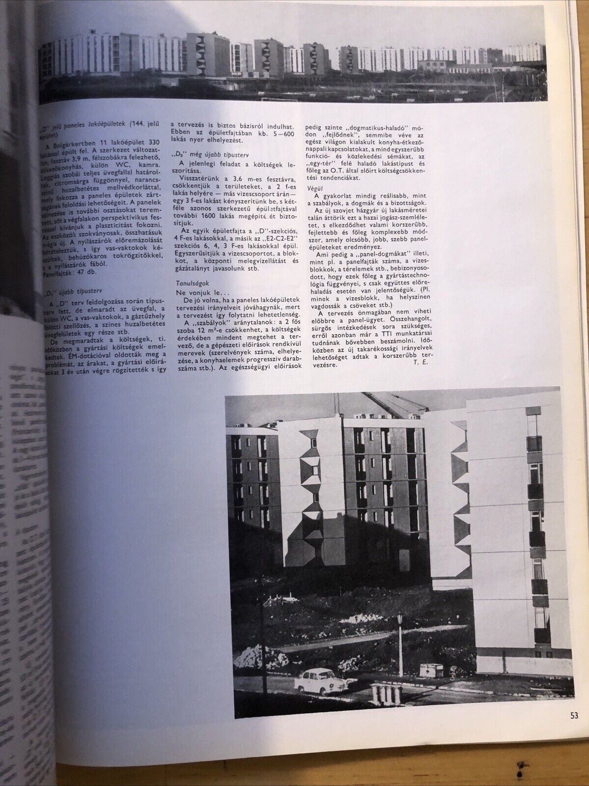 Magyar épitomuveszet 1965/1 HUNGARIAN ARCHITECTURE