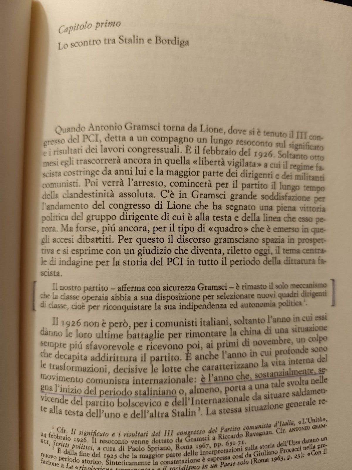Storia del partito comunista Italiano 5 voll. - Paolo Spriano - Einaudi 1967-75