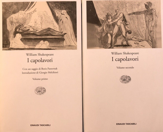 I capolavori, William Shakespeare  - Einaudi Tascabili 1994, 2 volumi