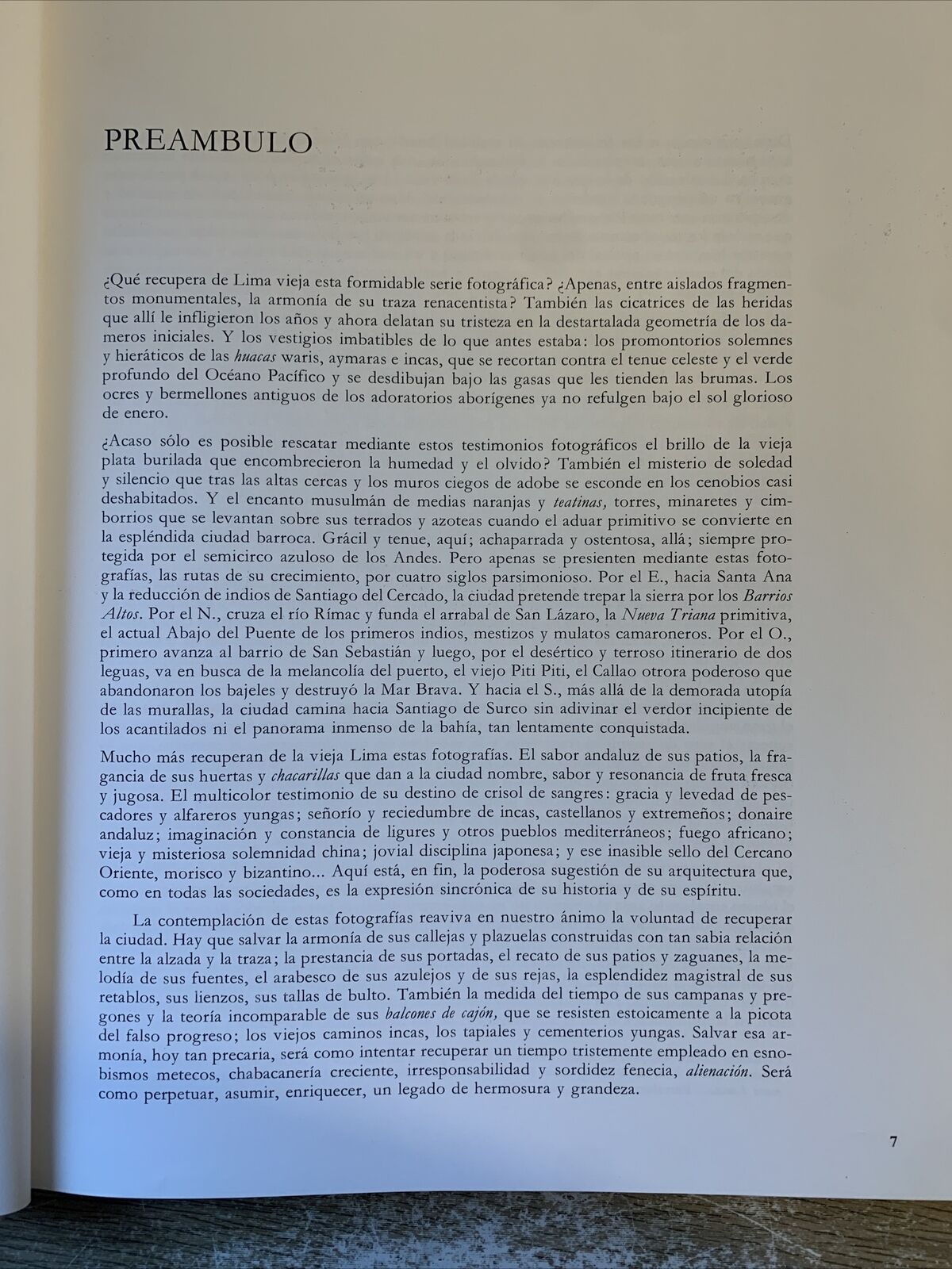 LIMA fotografias de Manuel Méndez Guerrero. Ciudades iberoamericanas 1986