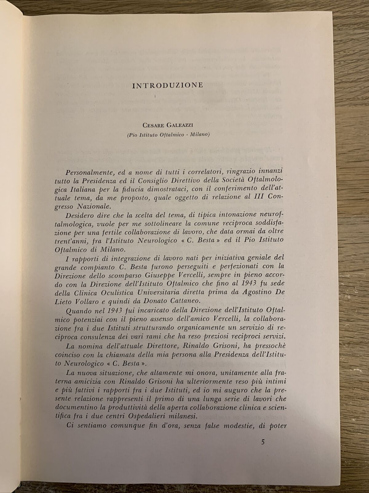 L'OCULOMOTORE COMUNE - fisiopatologia e clinica. Rizzoli 1969
