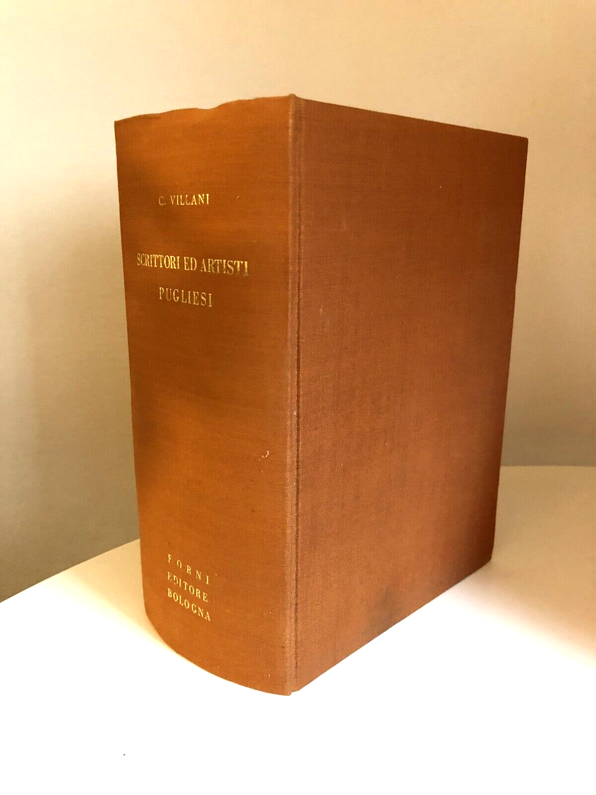 SCRITTORI ED ARTISTI PUGLIESI, CARLO VILLANI - ARNALDO FORNI EDITORE ristampa
