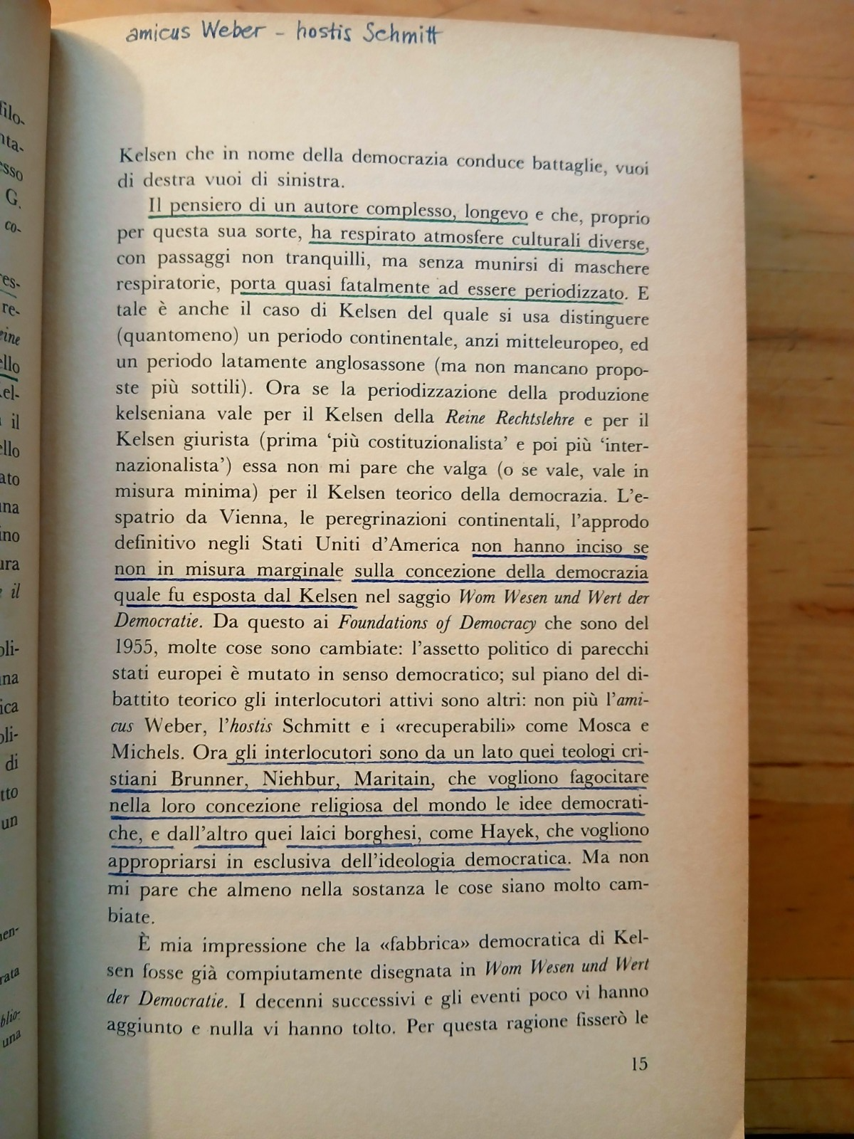 La Democrazia -  Hans Kelsen - Il Mulino 1981