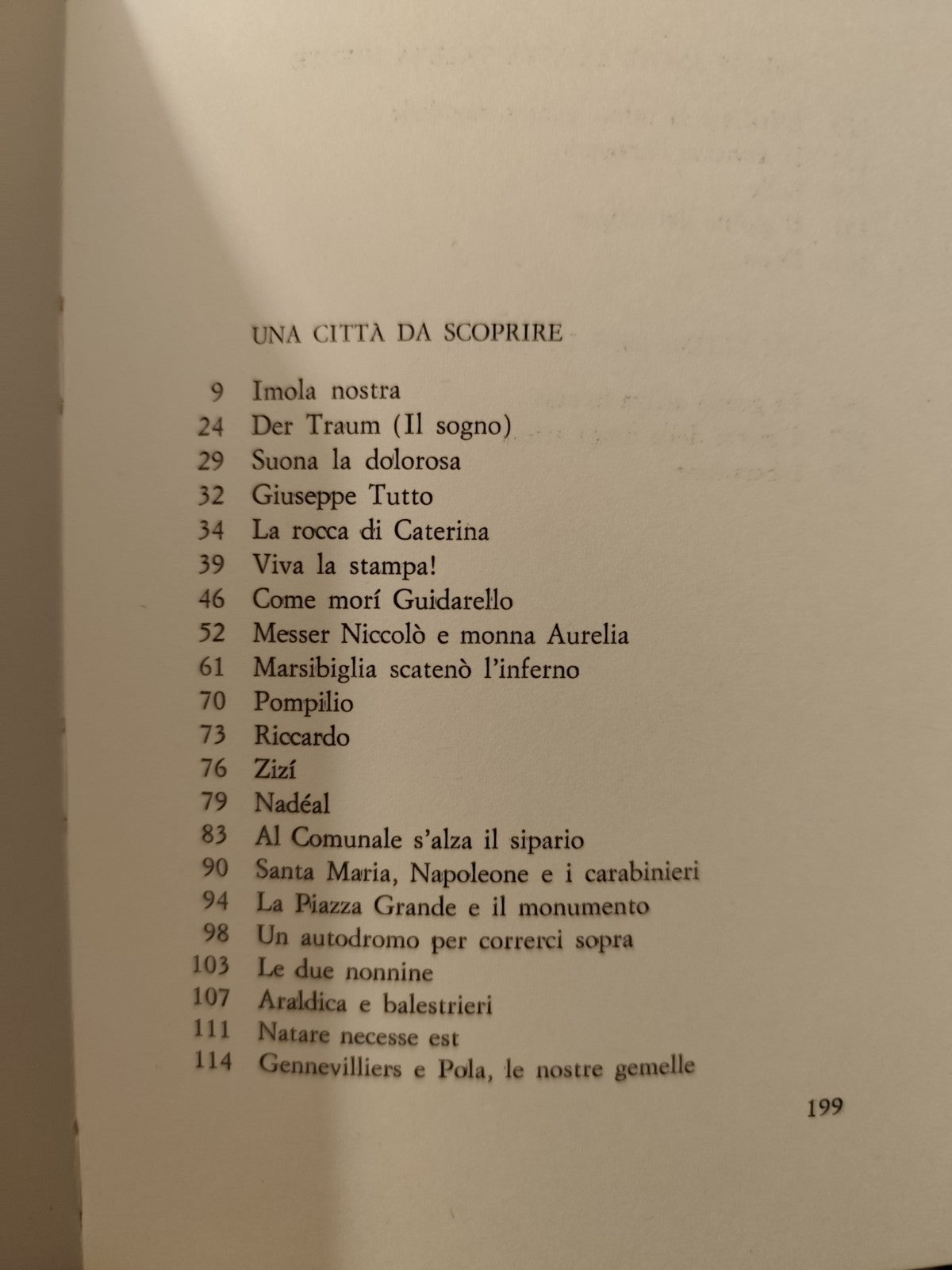 Una città da scoprire - Aureliano Bassani IMOLA Galeati editrice 1974
