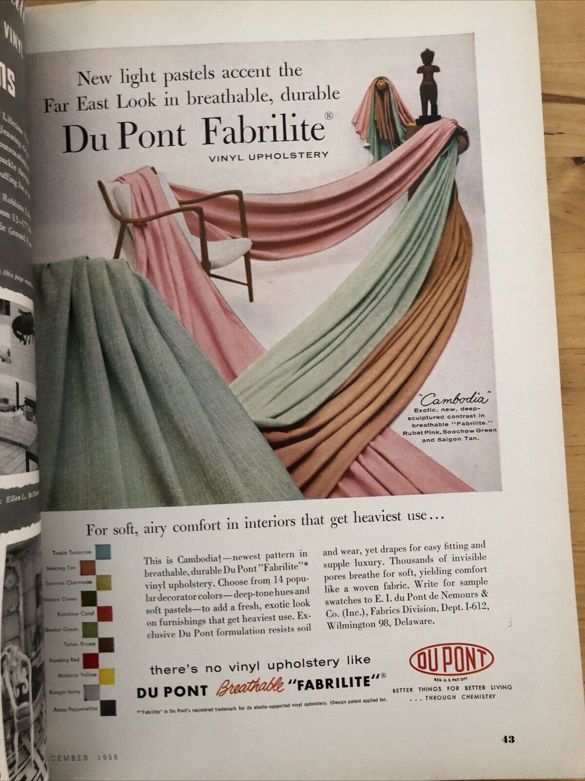 INTERIORS MAGAZINE DECEMBER 1956 Olga Gueft - Interiors, design, architecture.
