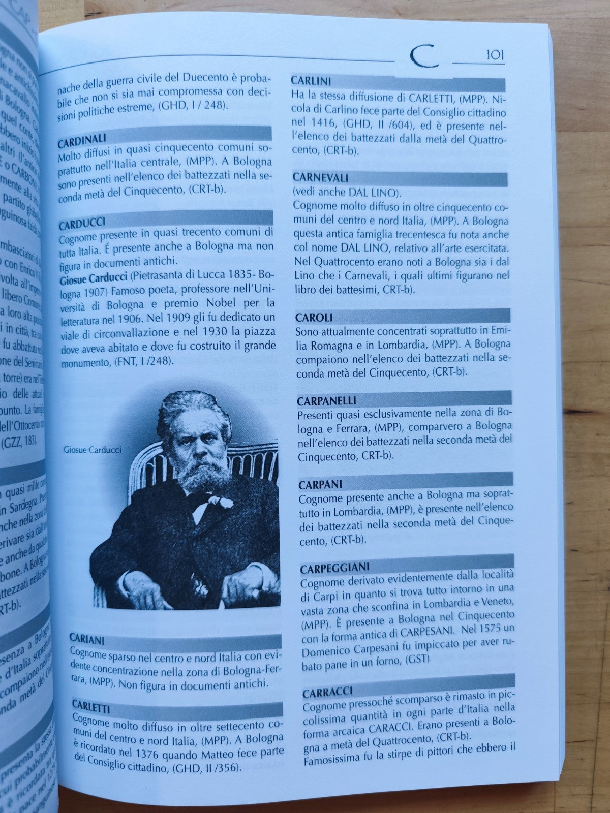 Cognomi del territorio di Bologna - Le grandi famiglie di Bologna, Tiziano Costa