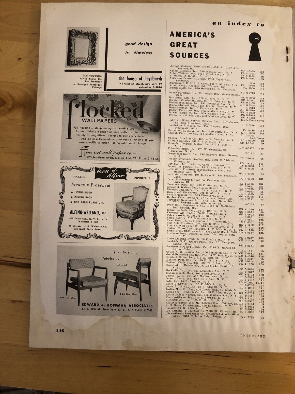 INTERIORS MAGAZINE MARCH 1955 Olga Gueft - RETAIL SHOPS AND STORES