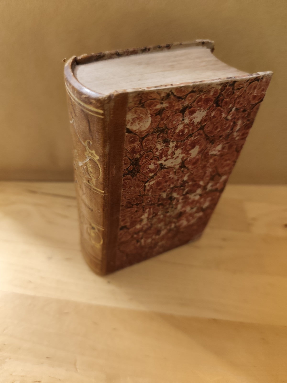 Iliade di Omero - tradotta da Vincenzo Monti - 1829 tascabile rilegatura pelle