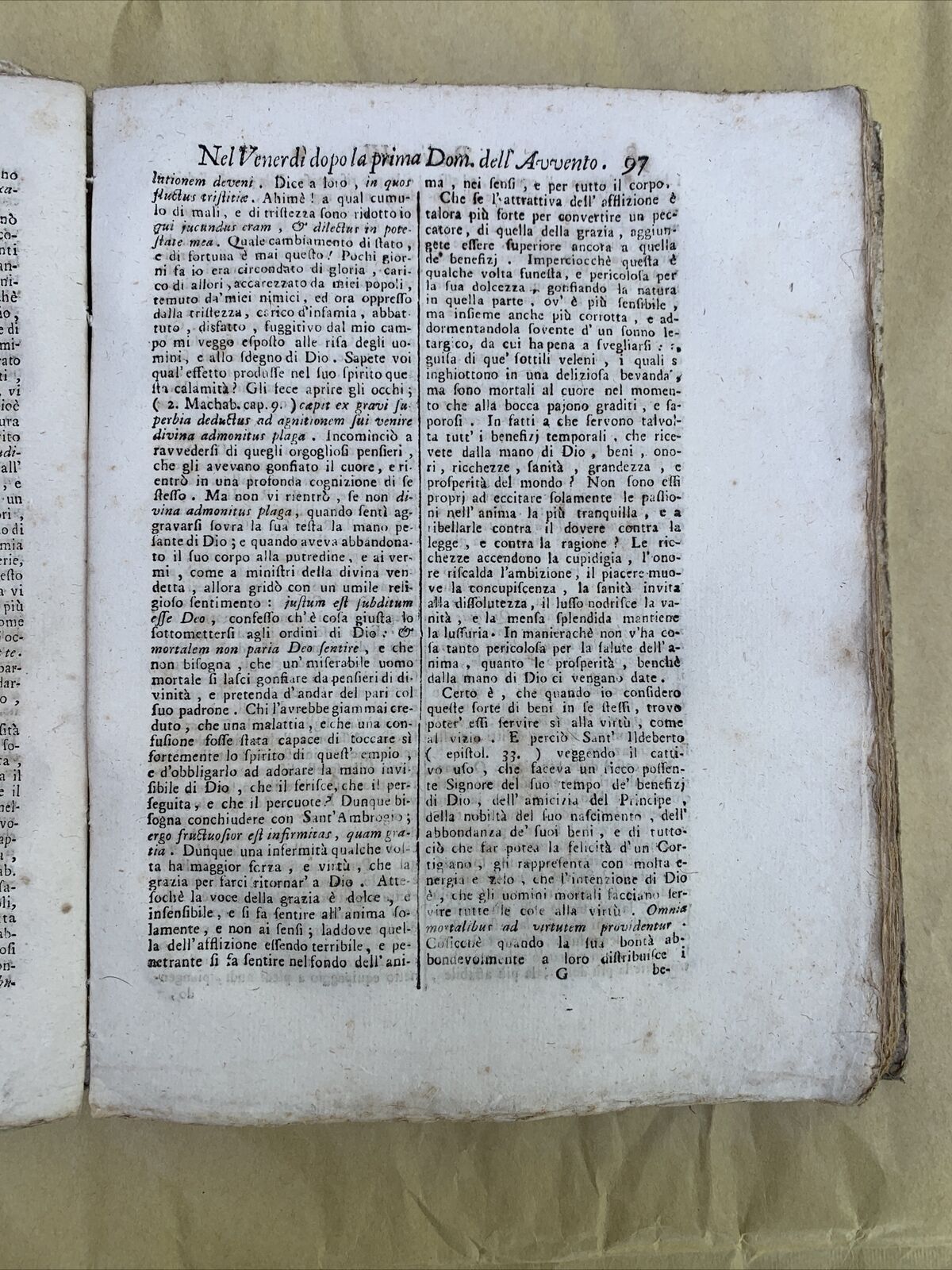 PREDICHE PER L’AVVENTO DEL M. R. P. NICCOLÒ DI DIJON Gaetano Travasa 1740 #