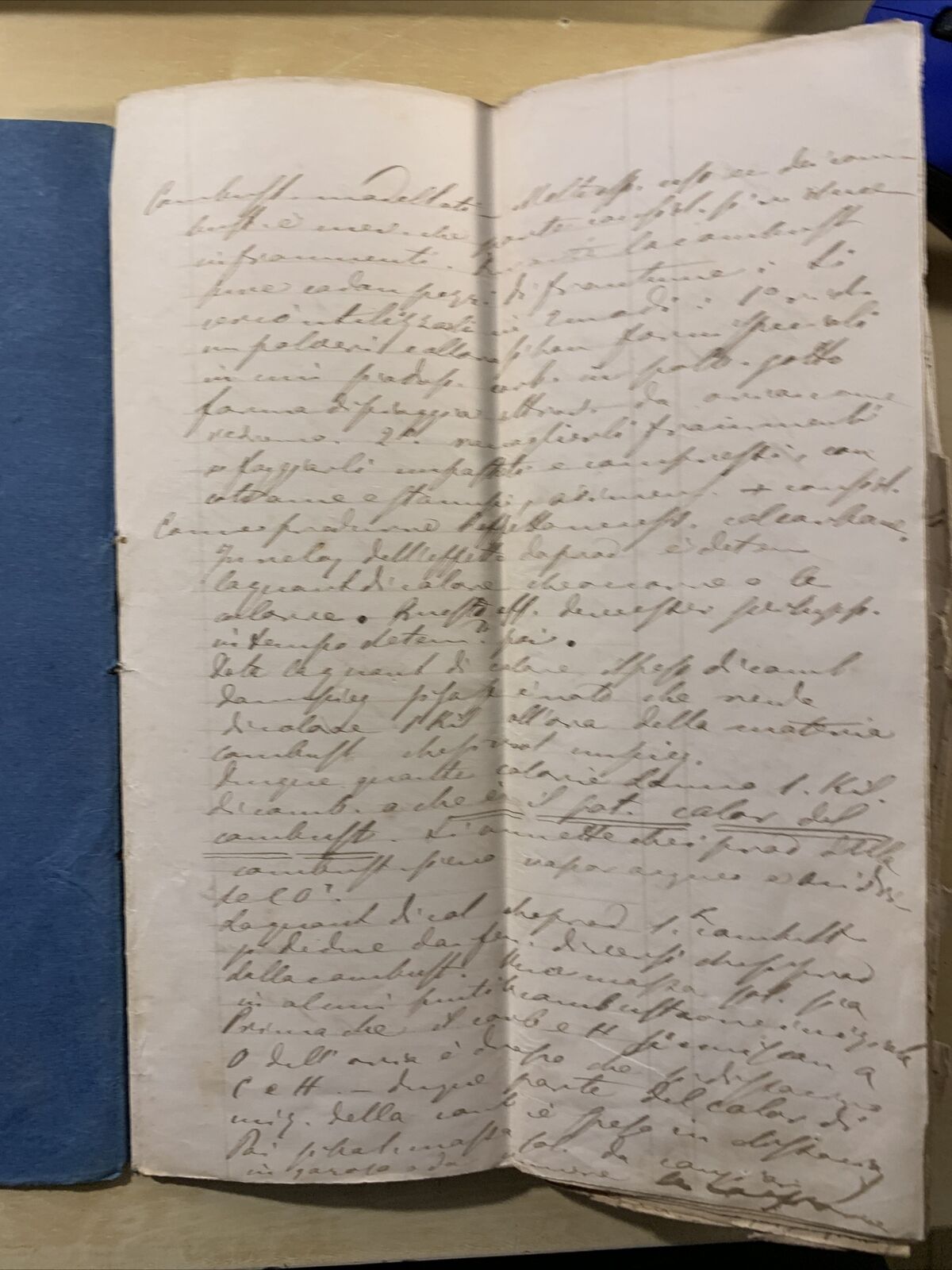 FISICA TECNOLOGICA - Università di Pavia, appunti del 1877 #