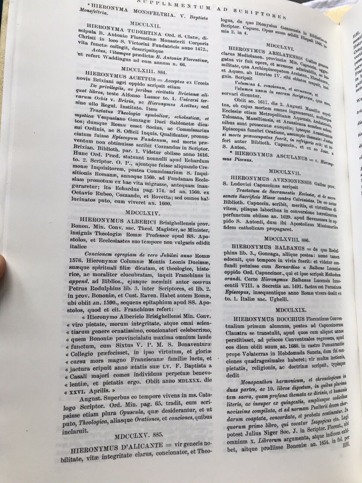 Scriptores Ordinis Minorum, fr. Waddingi Lucae -Sbaraglia G. Giacinto