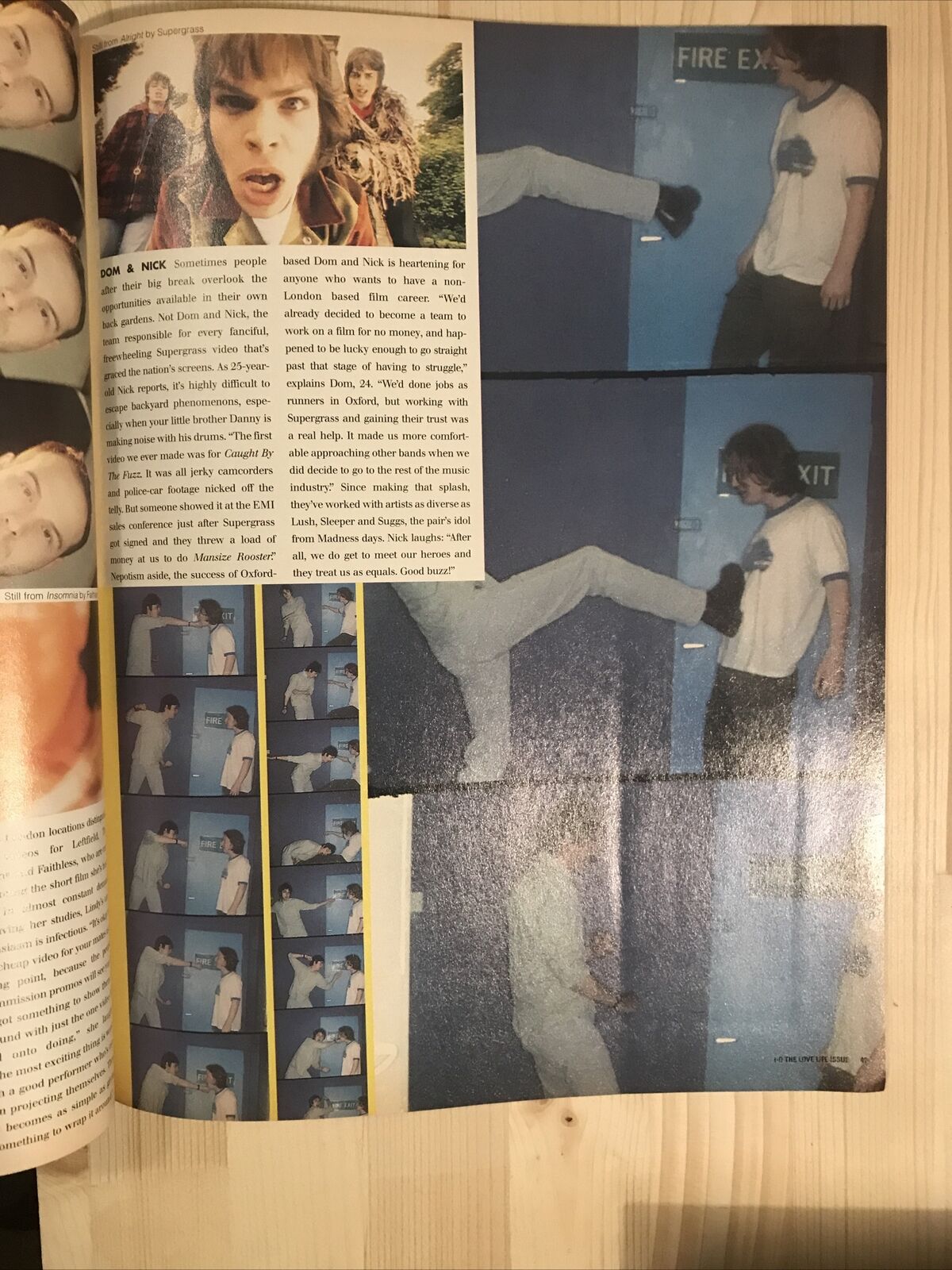 Goldie CRAIG McDEAN Helmut Lang STEVEN KLEIN Snowboarding i-D magazine 1996 July