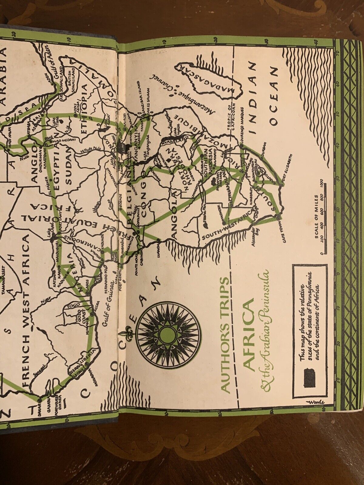 Inside Africa - John Gunther, Harper & Brothers 1955