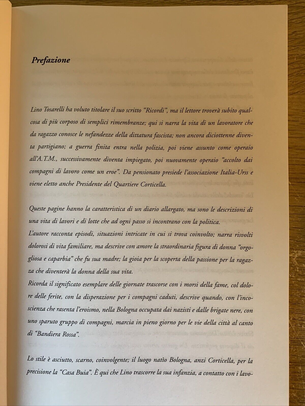 Ricordi, Lino Tosarelli. 2006