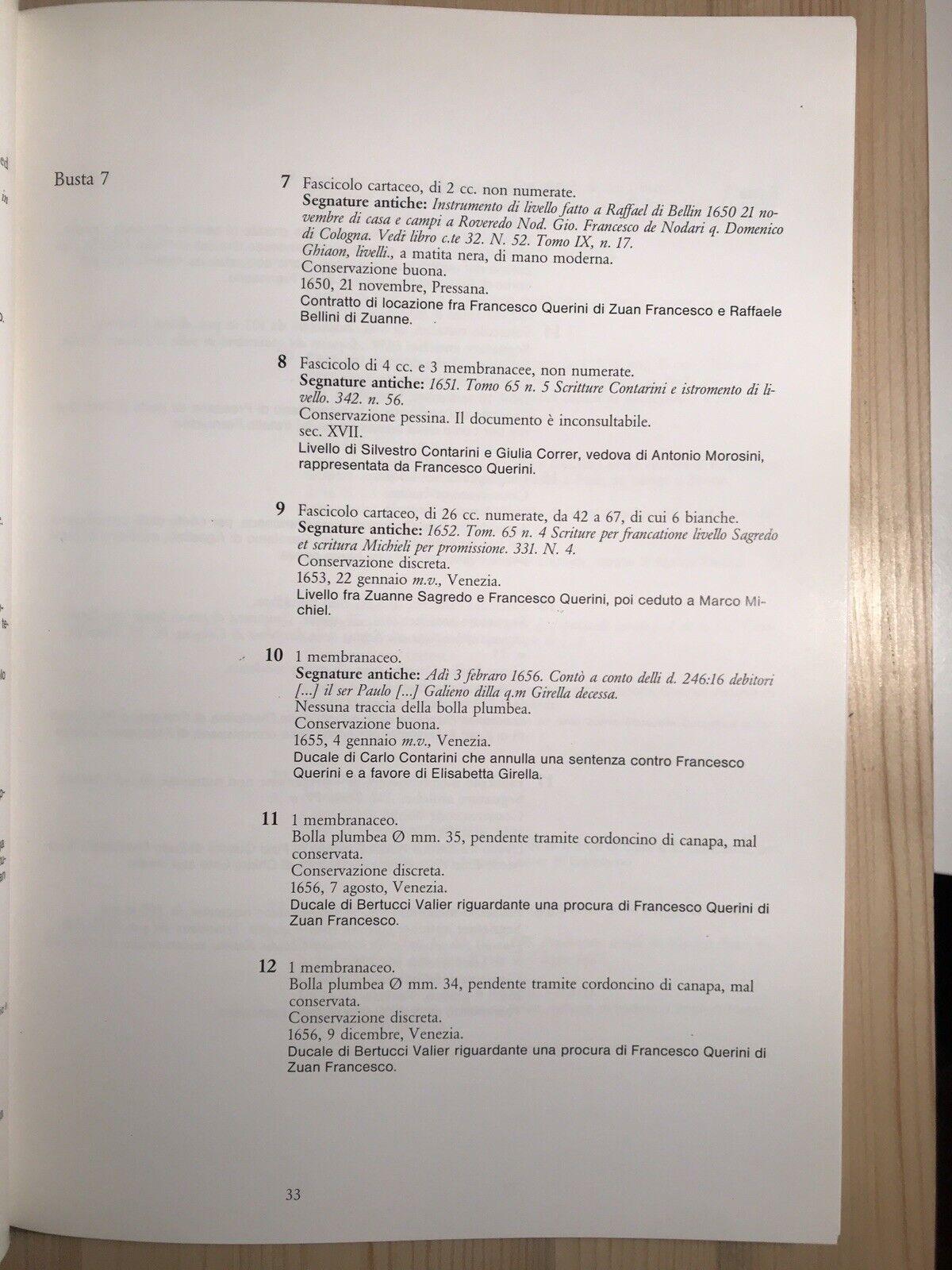 Archivio privato della famiglia Querini Stampalia, D. Carini Venturini, R. Zago