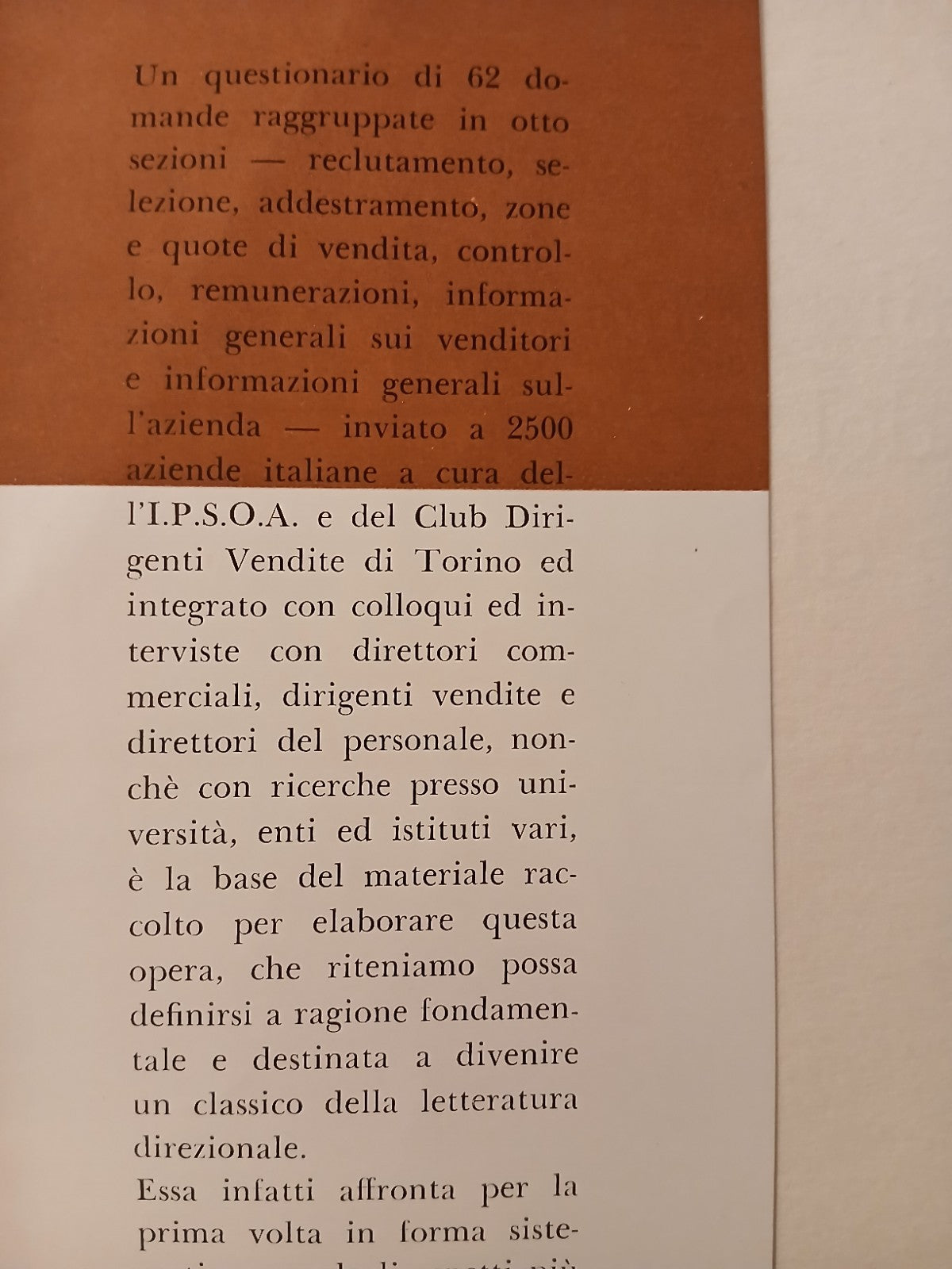 L'organizzazione del personale di vendita, Antonio Stellati - Franco Angeli 1958