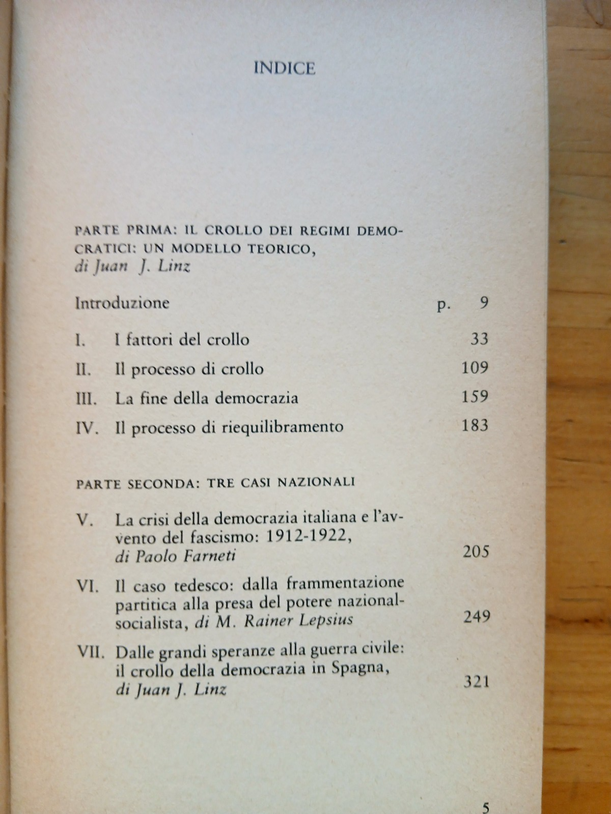 La caduta dei regimi democratici - Juan J. Linz - Il Mulino 1981
