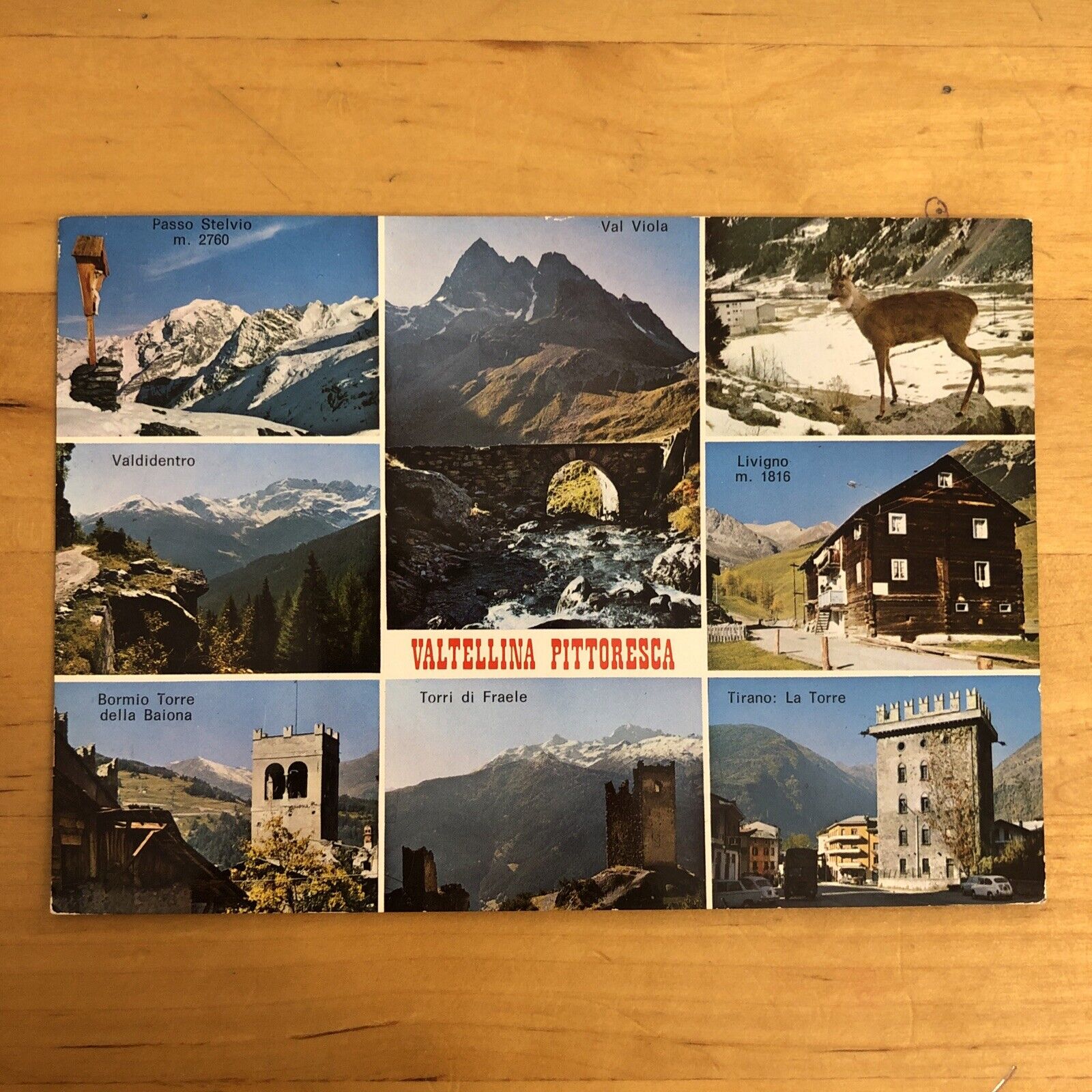 CARTOLINA - VALTELLINA PITTORESCA -  VIAGGIATA