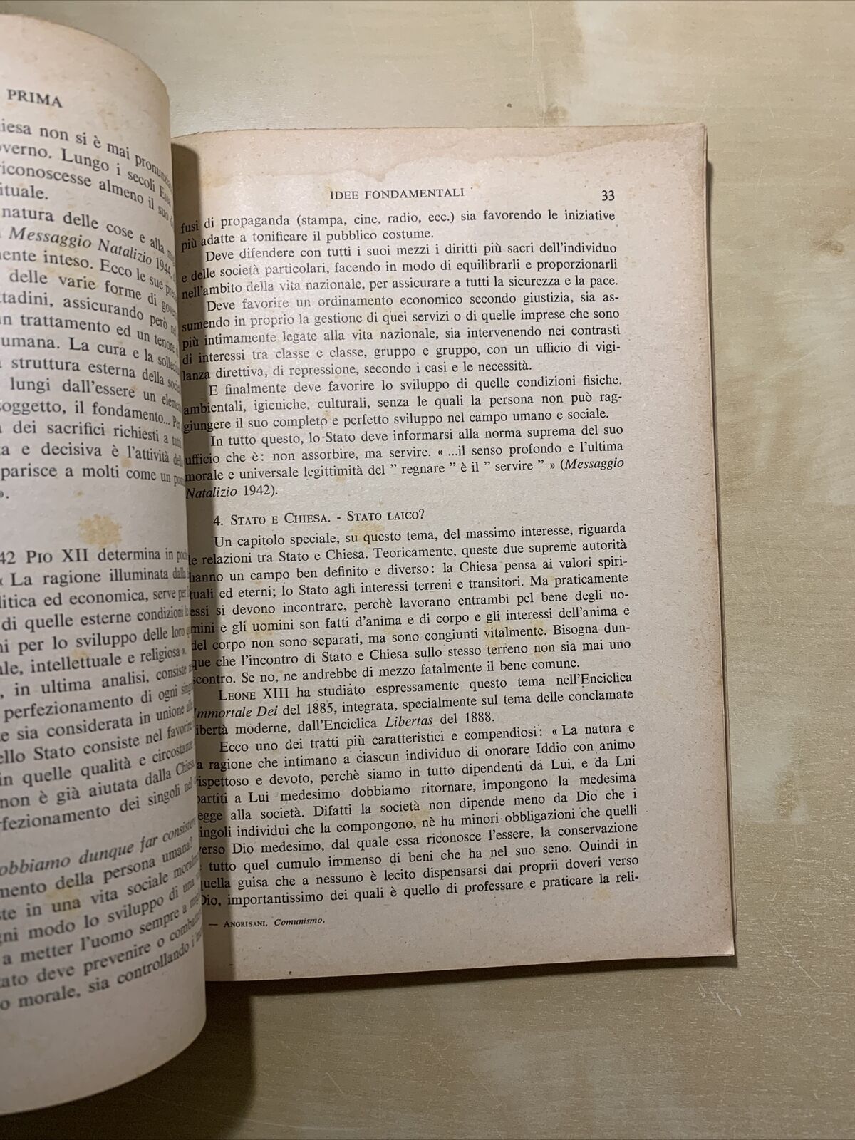 COMUNISMO E GIUSTIZIA SOCIALE CRISTIANA - Giuseppe Angrisani. Marietti editore