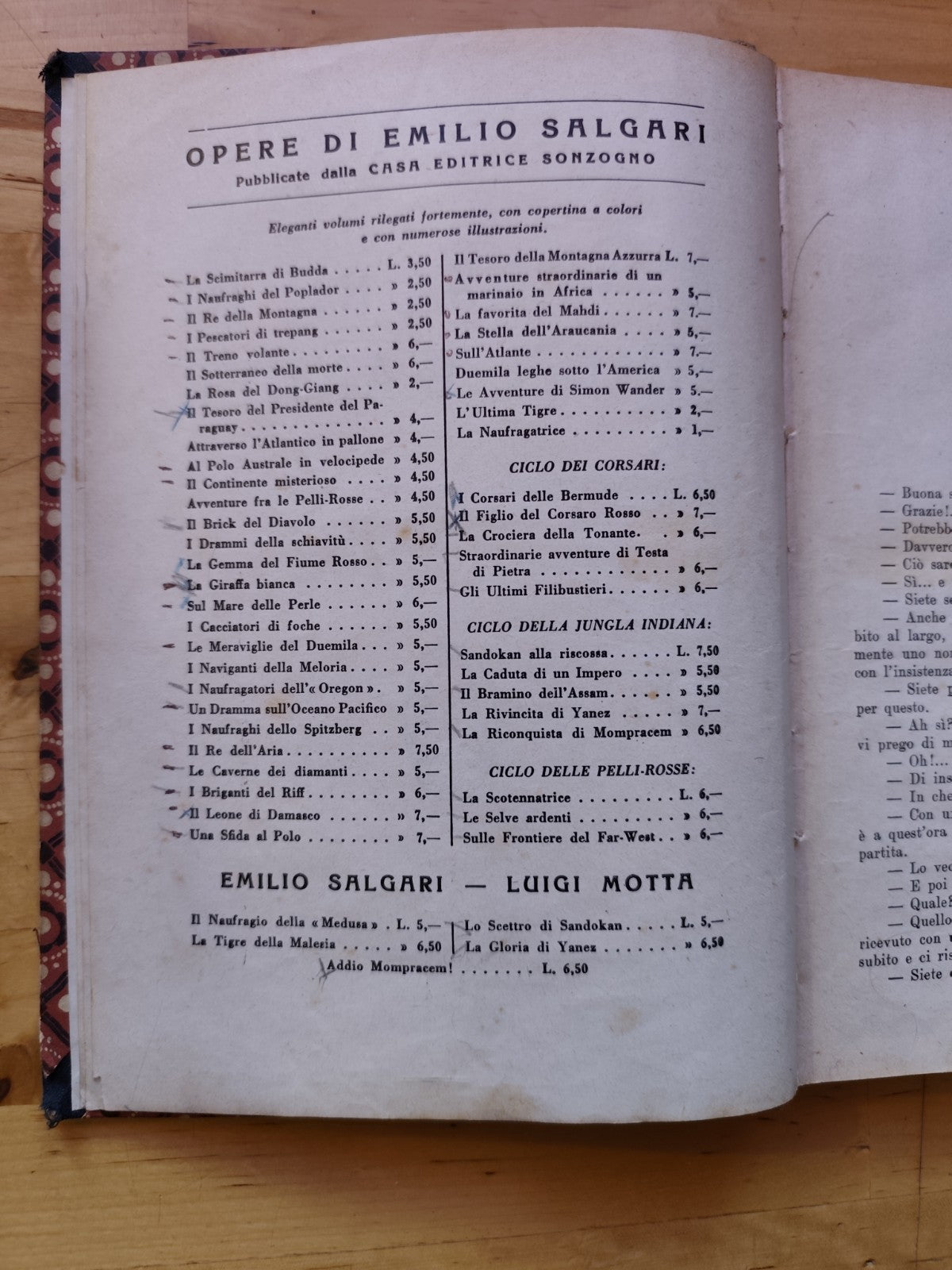 Avventure di Simon Wander - Emilio Salgari 1931, Sonzogno editore