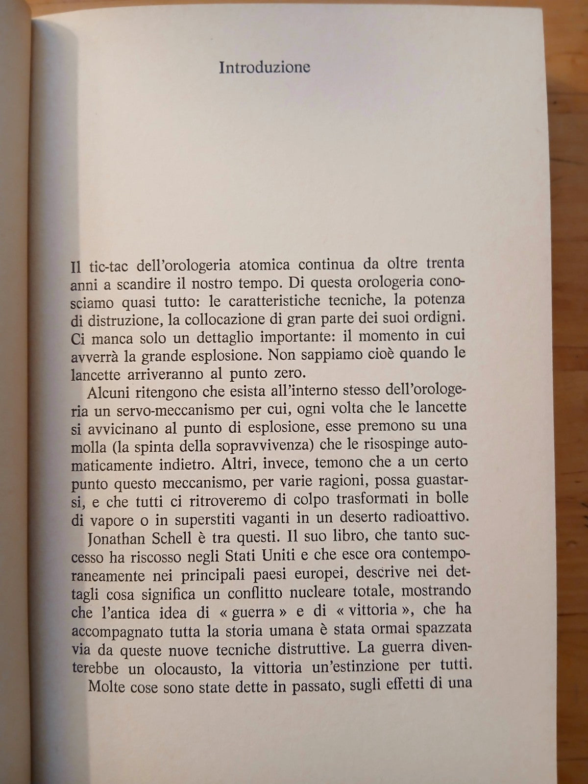 Il destino della terra - Jonathan Schell - Mondadori 1982