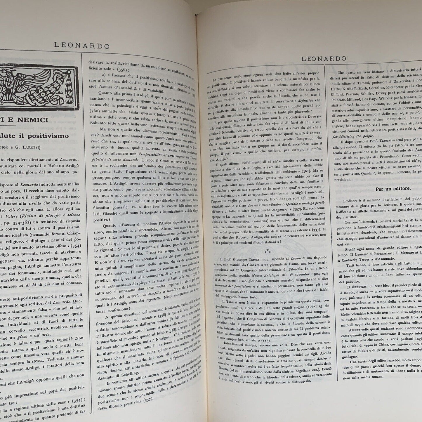 LEONARDO Rivista d'Idee. Mario Quaranta Schram Pighi, Arnaldo Forni ed. 1981 #