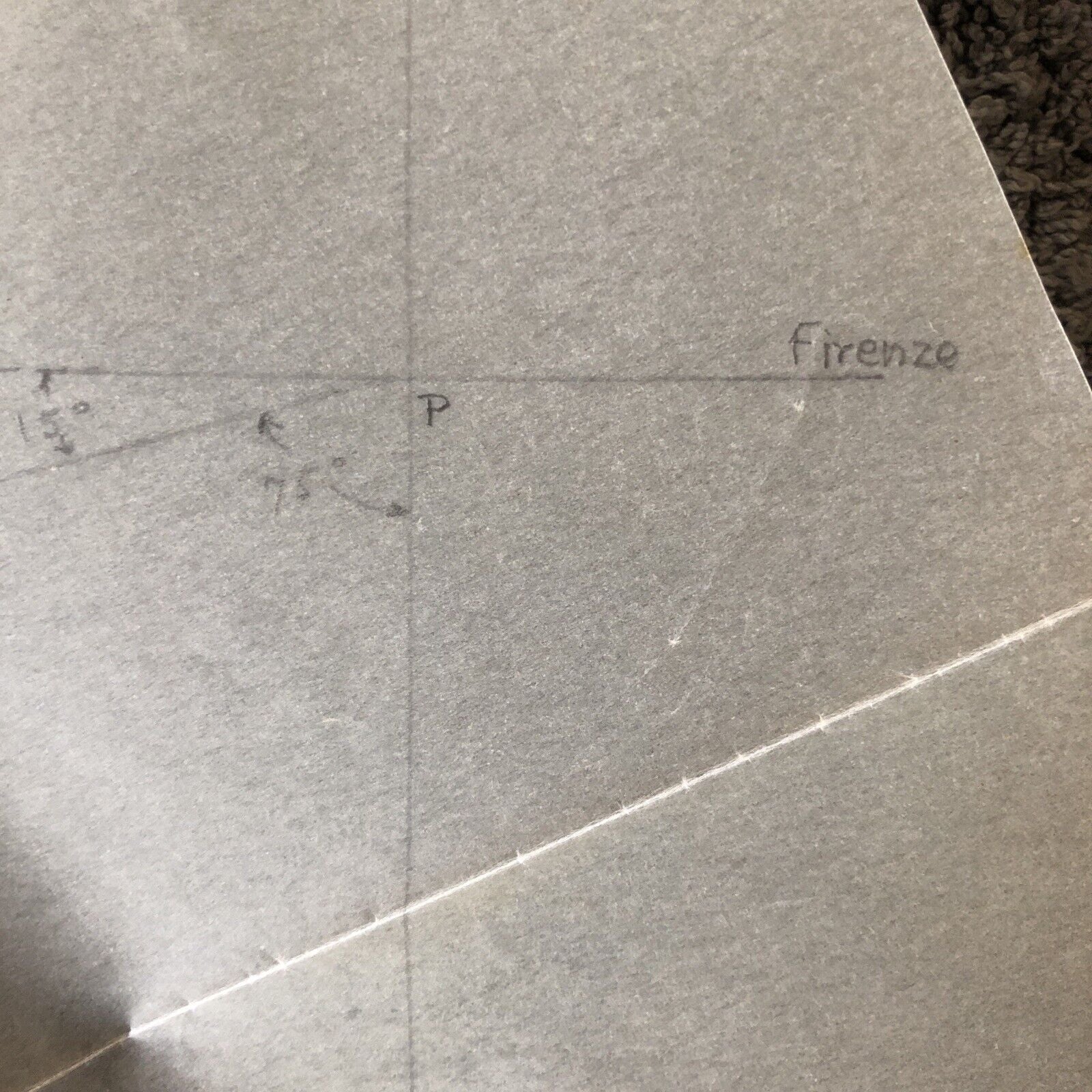 FERROVIE LINEA BOLOGNA FIRENZE - DISEGNATO A MANO