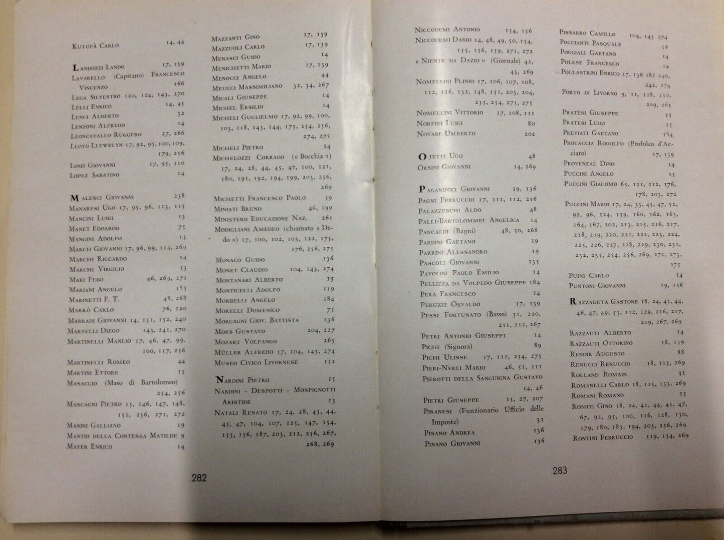 VIRTÙ DEGLI ARTISTI LABRONICI GASTONE RAZZAGUTA LIVORNO 1943