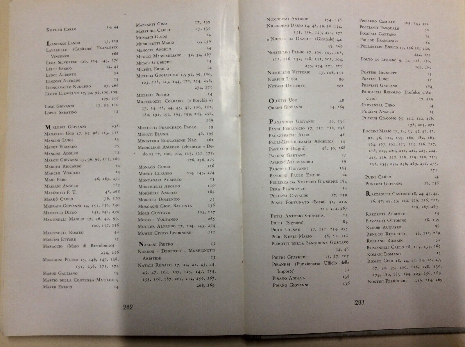 VIRTÙ DEGLI ARTISTI LABRONICI GASTONE RAZZAGUTA LIVORNO 1943