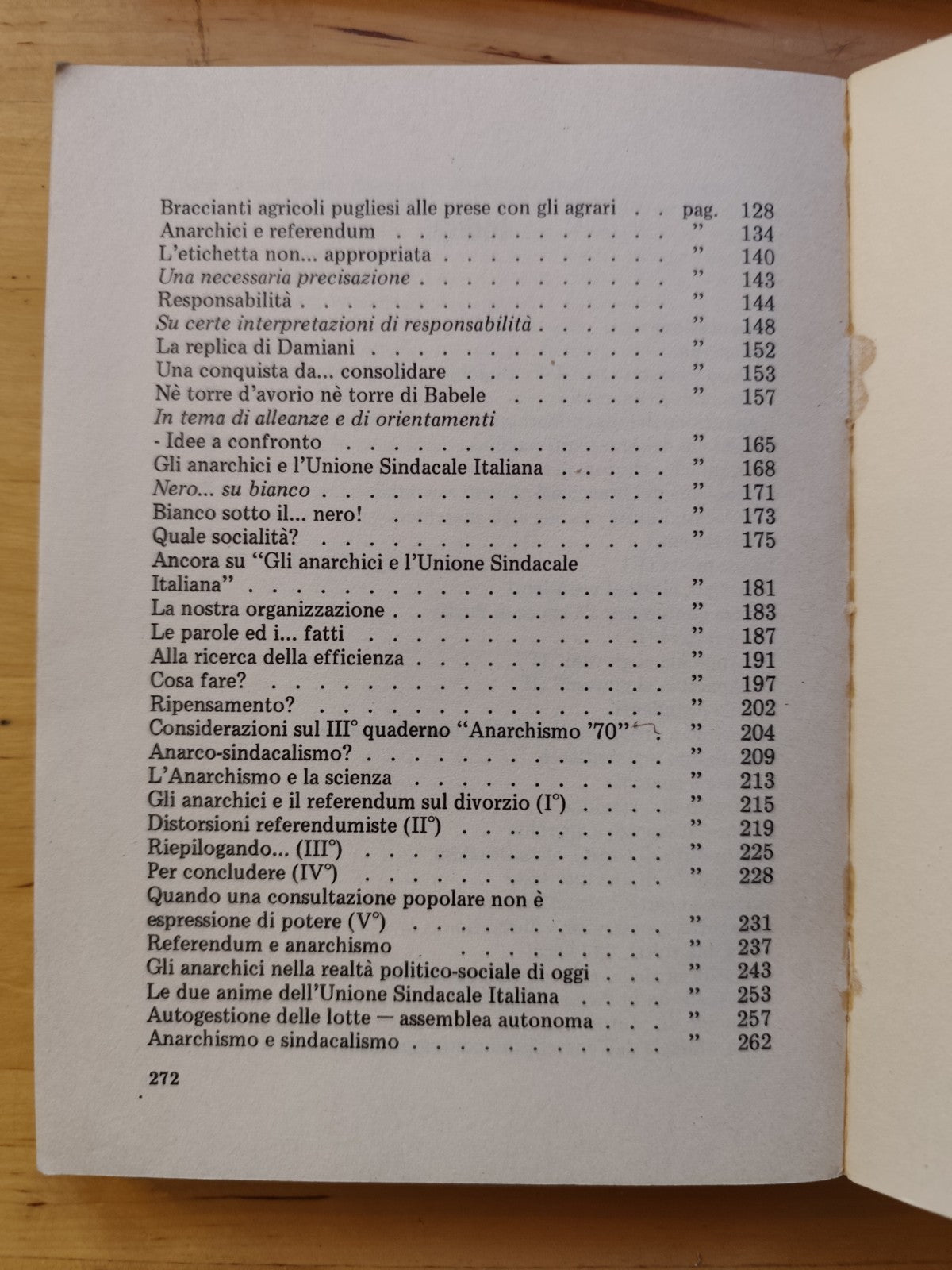L'anarchismo degli anarchici 5 Michele Damiani, Collana Vallera 1975