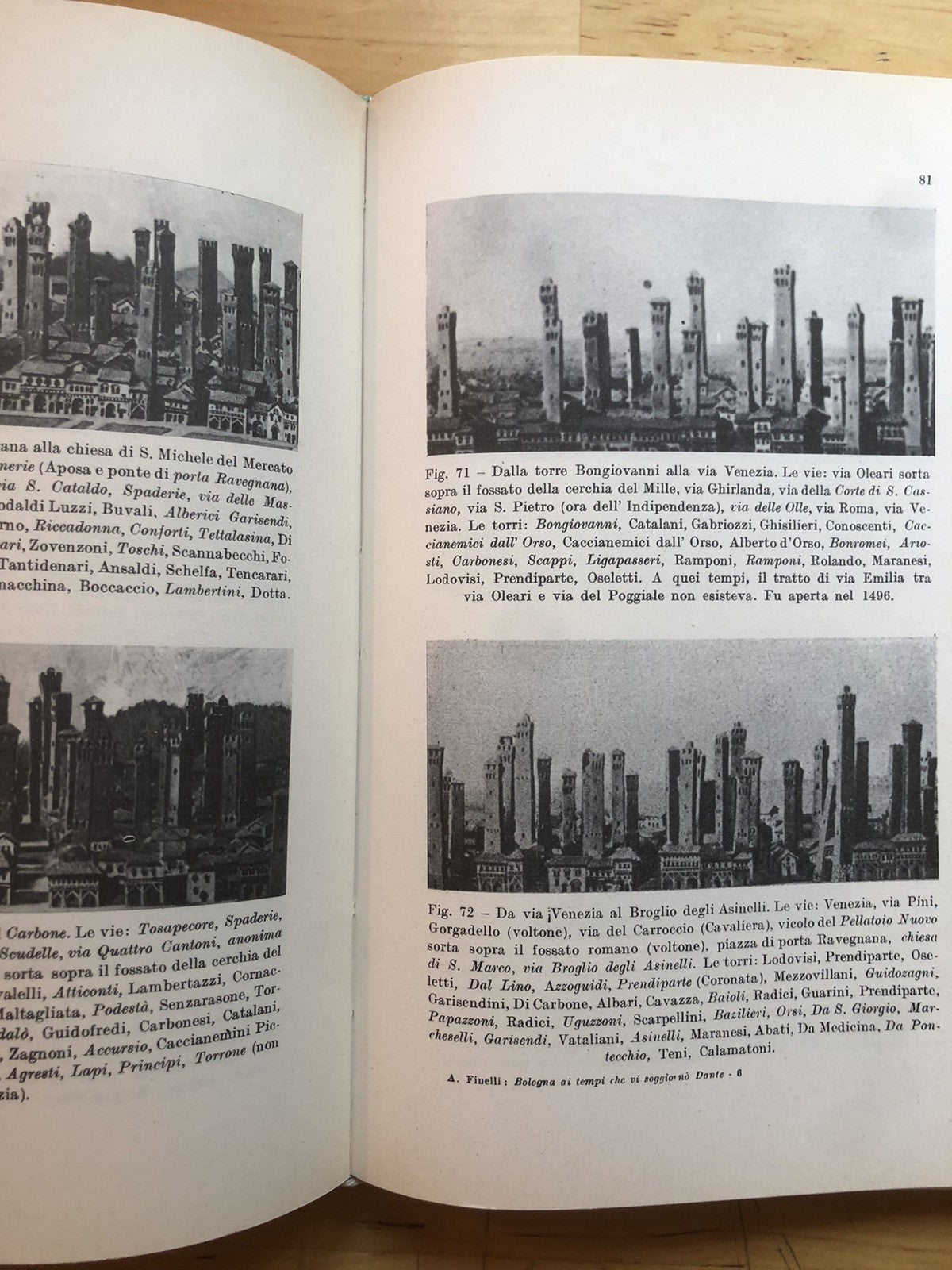 Bologna ai tempi che vi soggiornò Dante e l'ultima cerchia murata Angelo Finelli