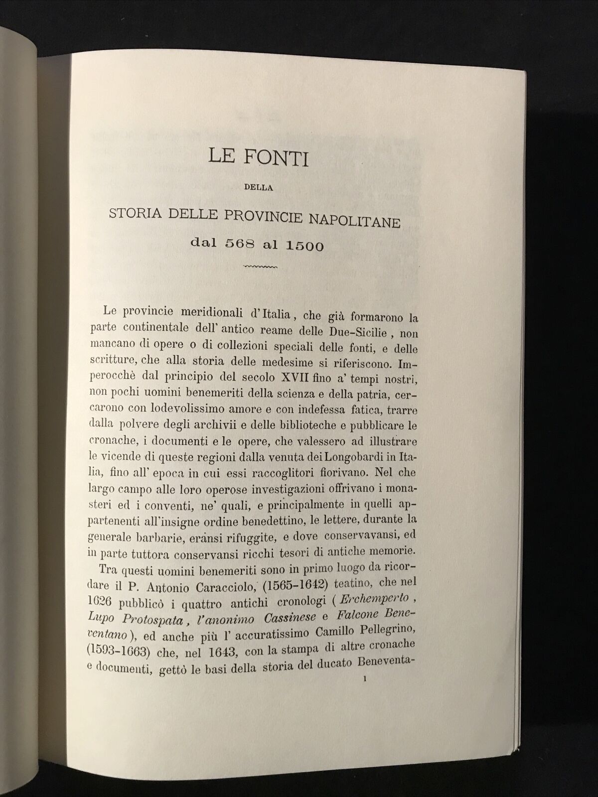 NAPOLI - ARCHIVIO STORICO PROVINCE NAPOLETANE, anno primo, A. Forni ristampa 