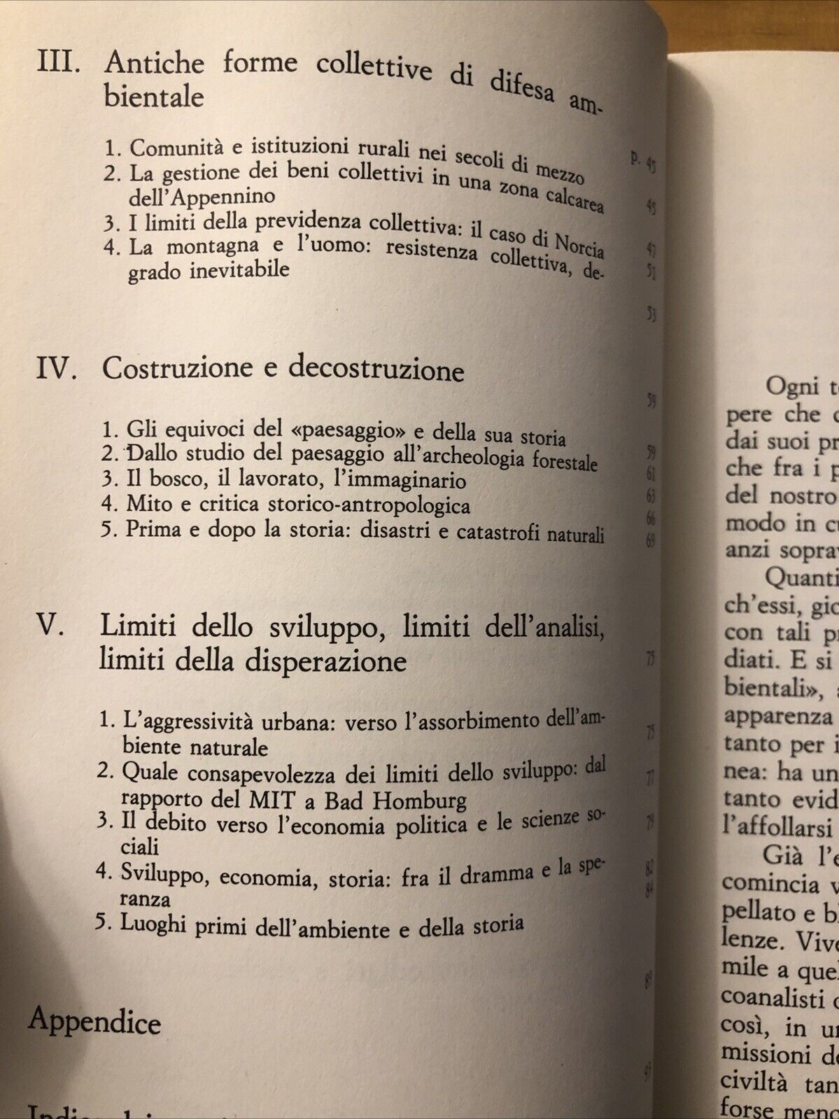 L'ambiente come storia, Alberto Caracciolo - il Mulino 1988