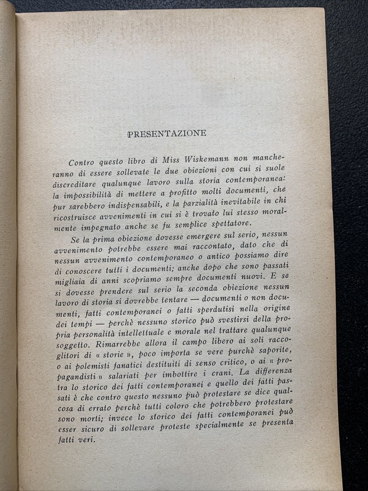 L'asse Roma Berlino - E. Wiskemann, la Nuova Italia 1955 #