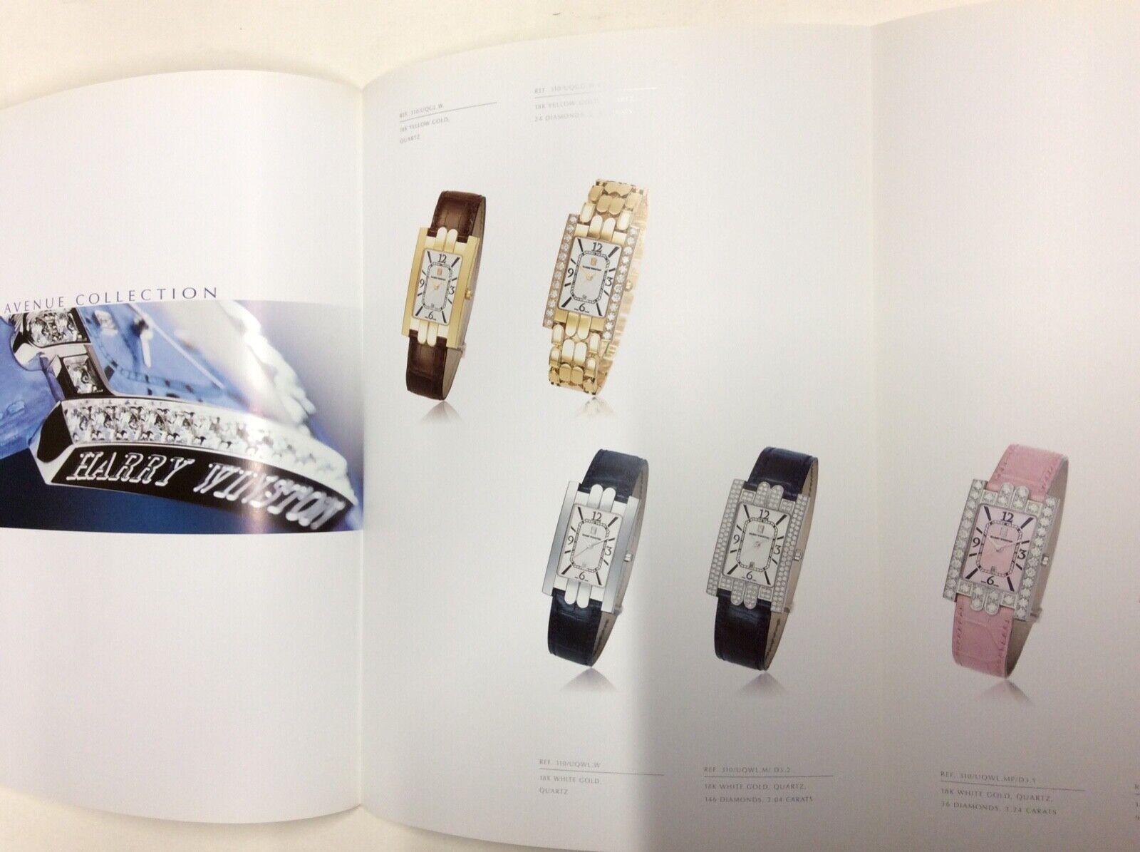 HARRY WINSTON RARE TIMEPIECES  DEPLIANT ADVERTISEMENT