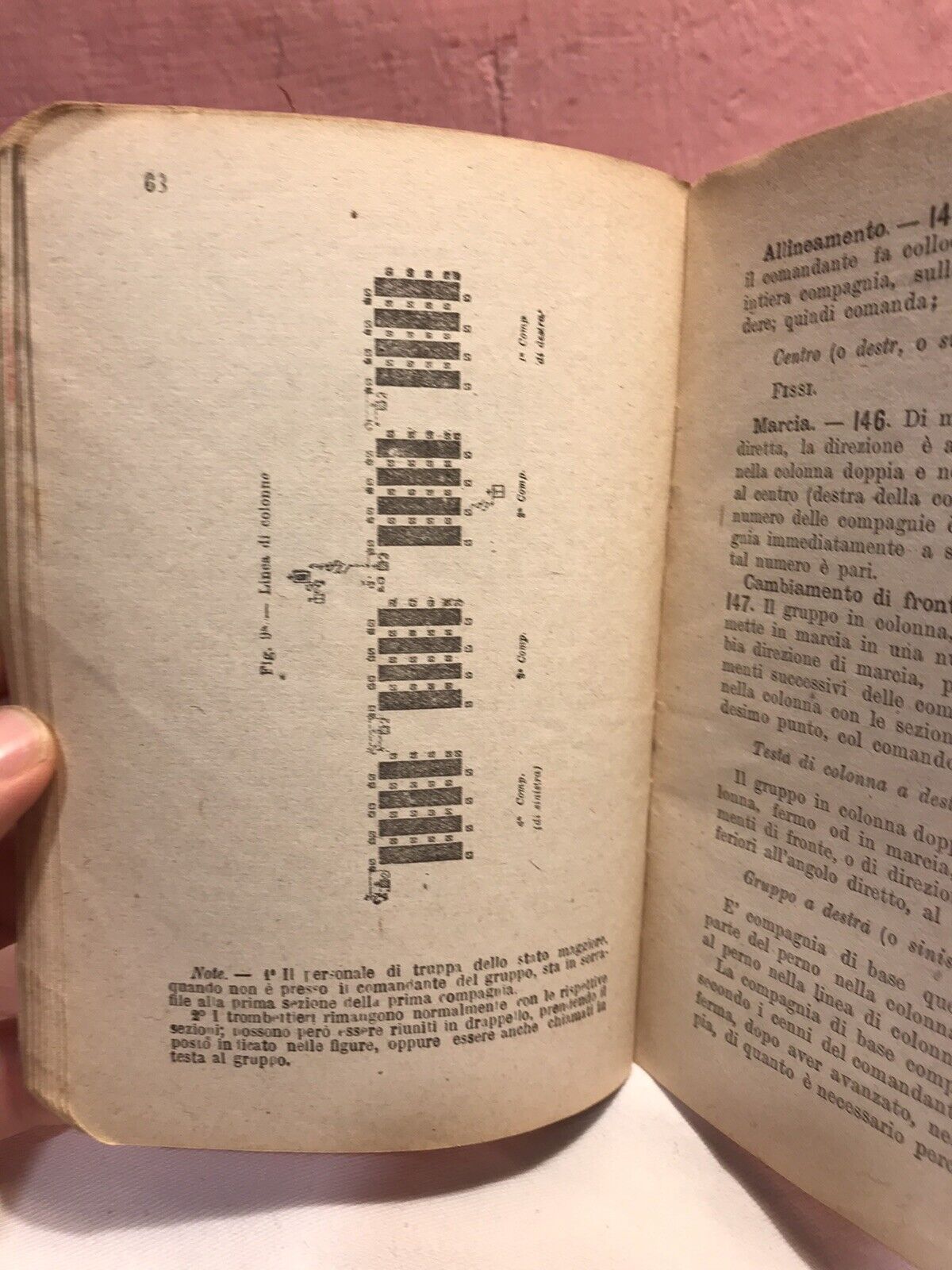 Istruzione A Piedi Per L’artiglieria,Ministero Della Guerra N.128,1913.LIBRICINO